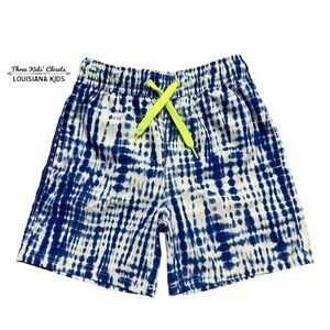 Egg 8Y Blue Tie Dye Swim Trunks